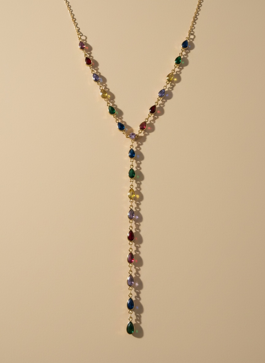 Collana Cravattino Crystal