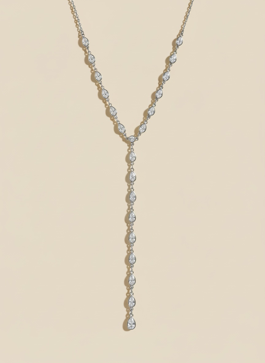 Collana Cravattino Crystal