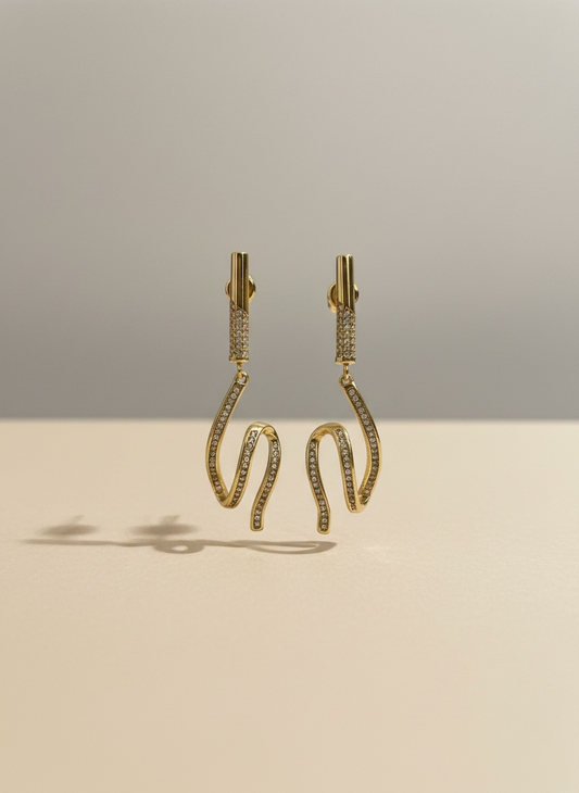 Orecchini Fluid Pendant