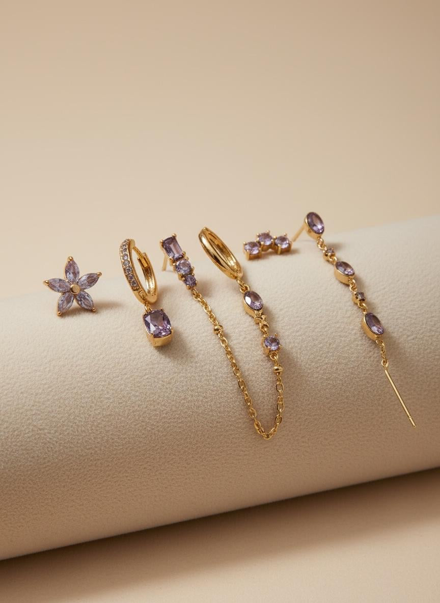 Set Orecchini Flower