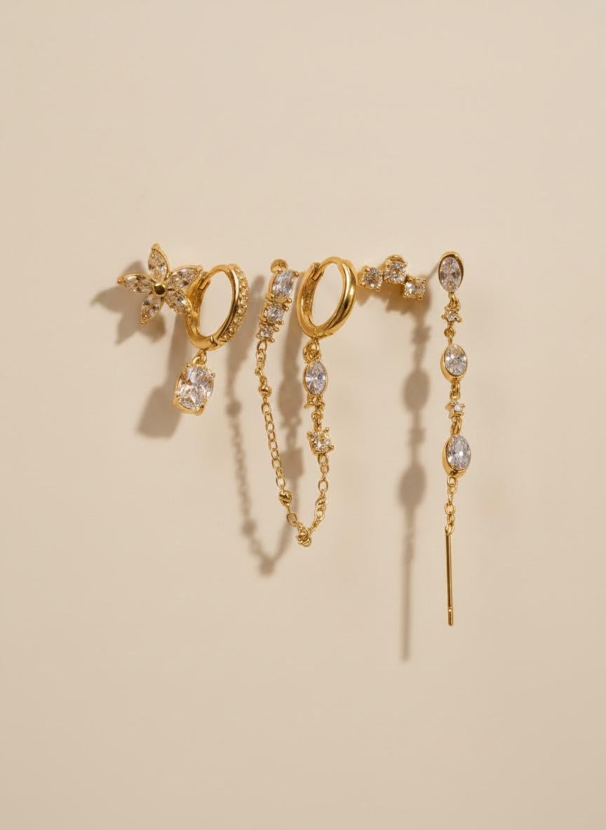 Set Orecchini Flower