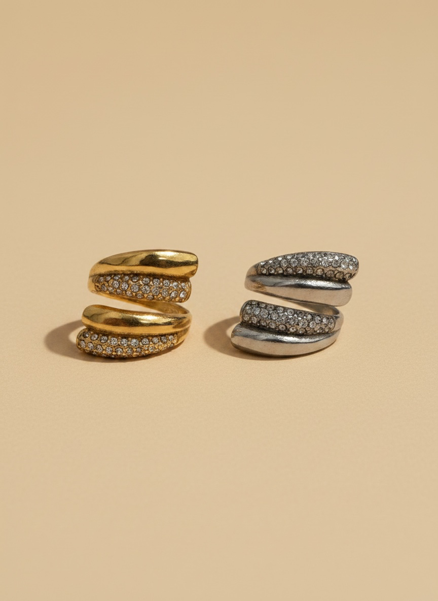Anello Double Shine