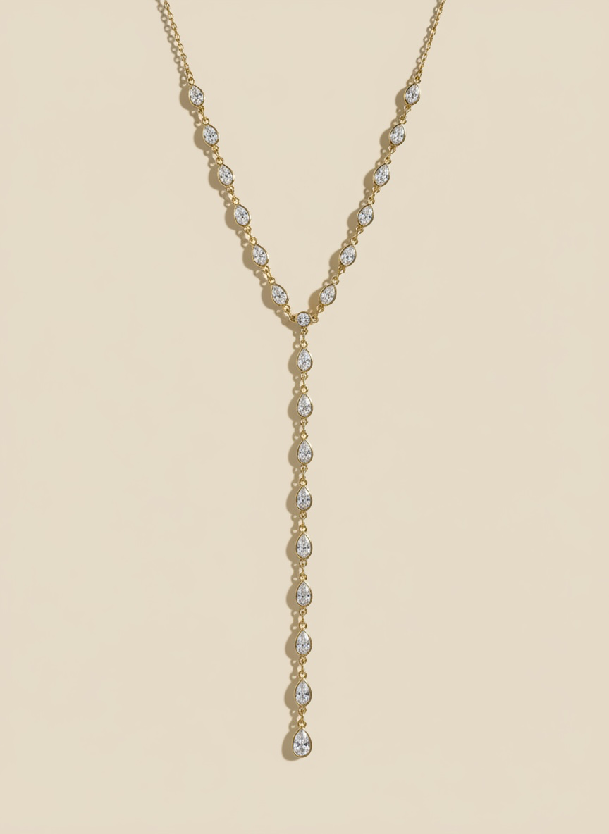 Collana Cravattino Crystal
