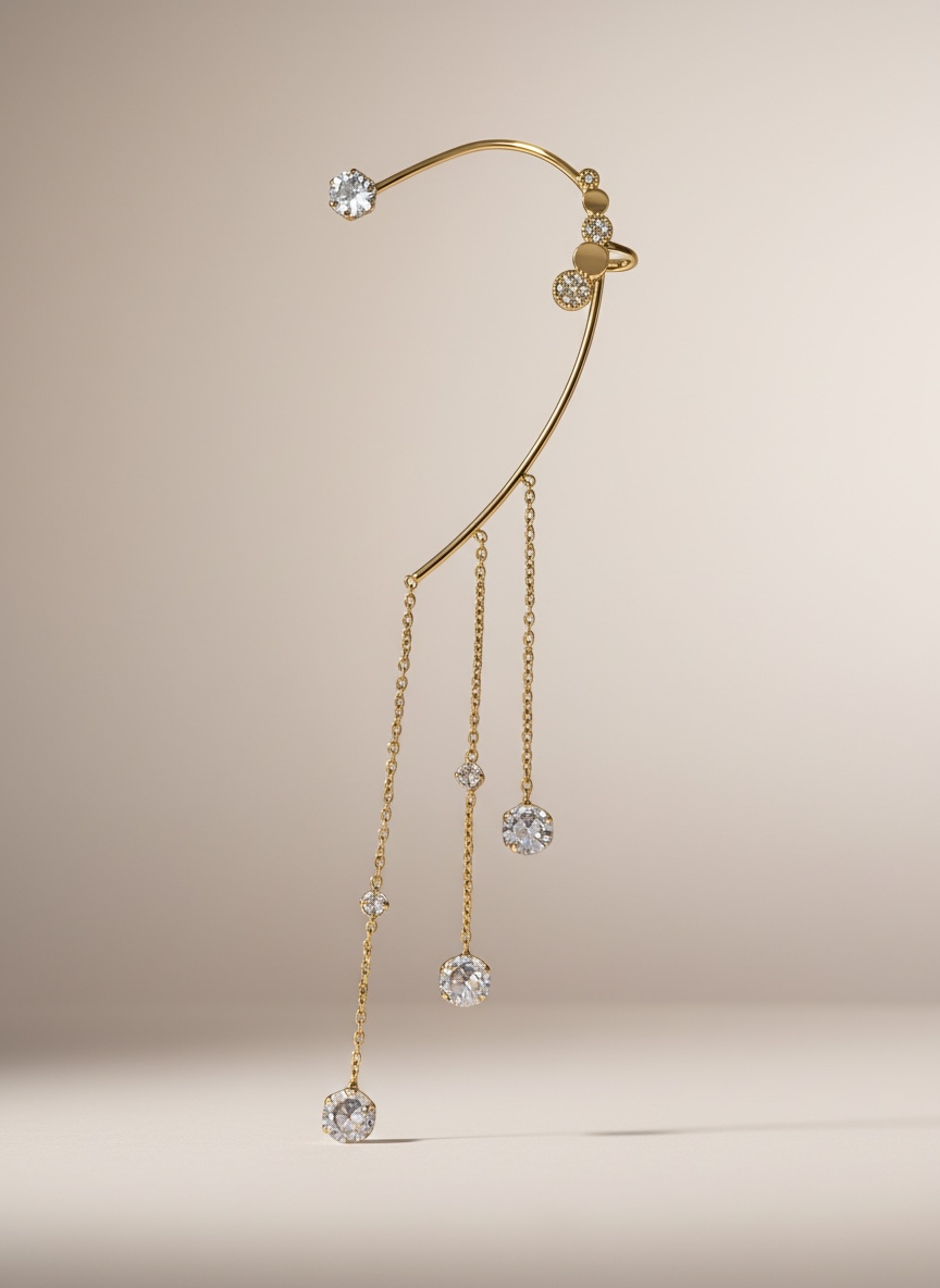 Ear Cuff Crystal
