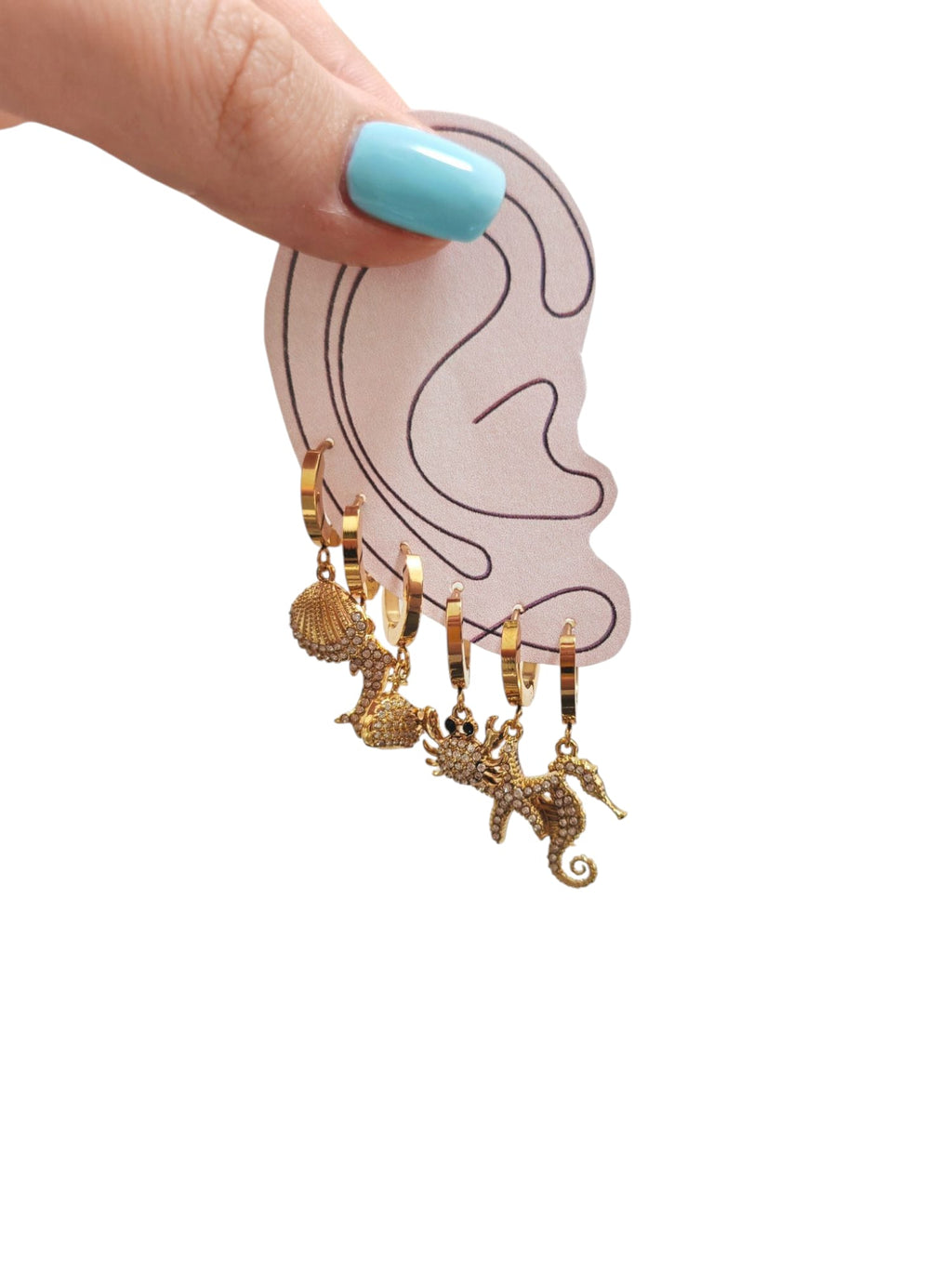Set Orecchini Shell