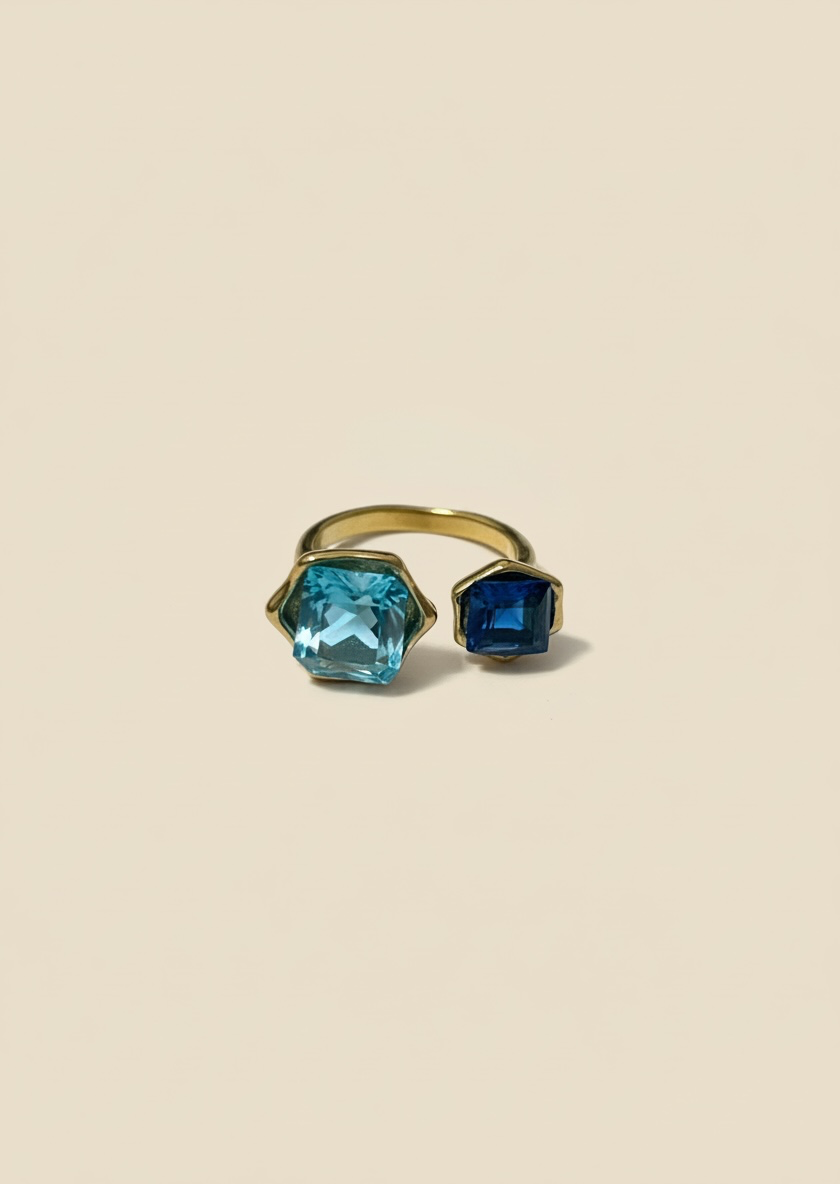 Anello Double Square