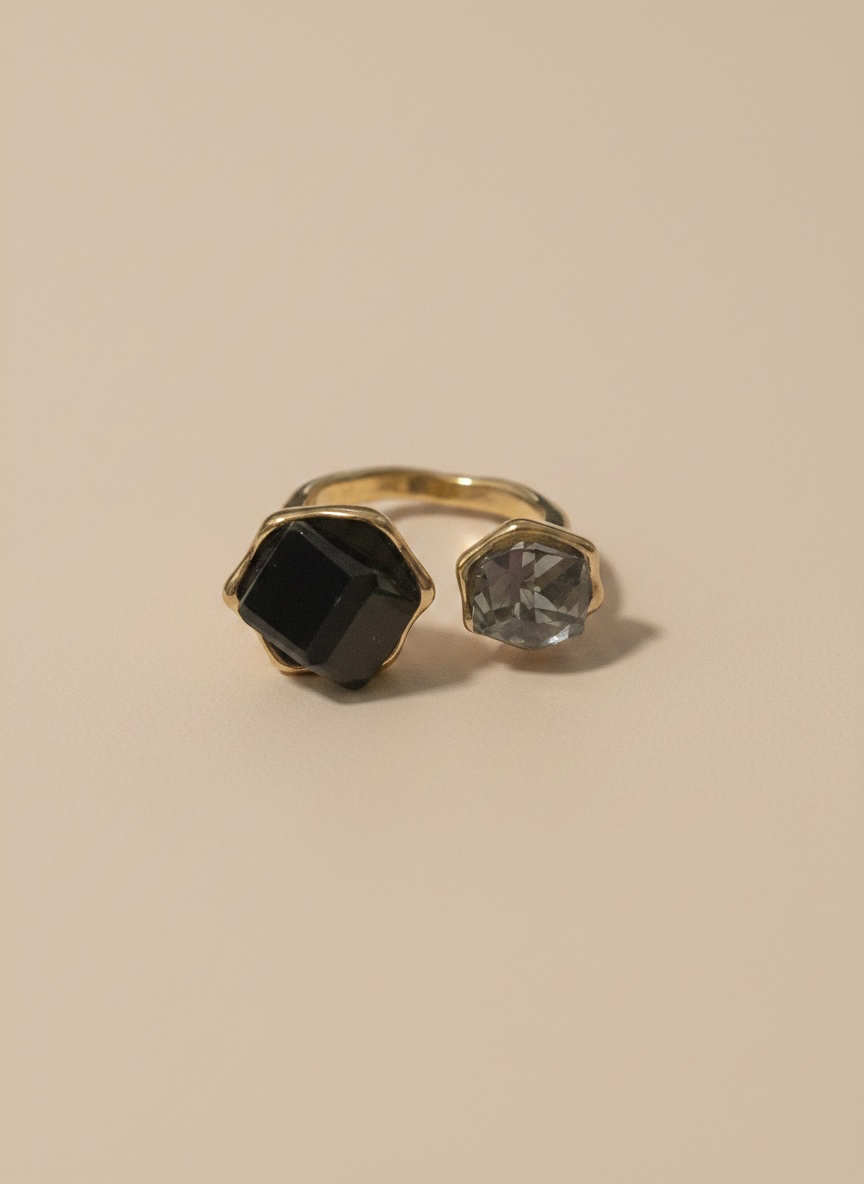 Anello Double Square