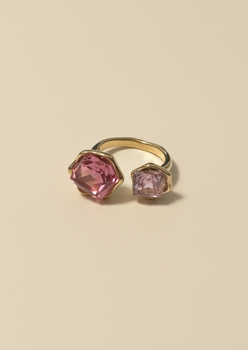 Anello Double Square