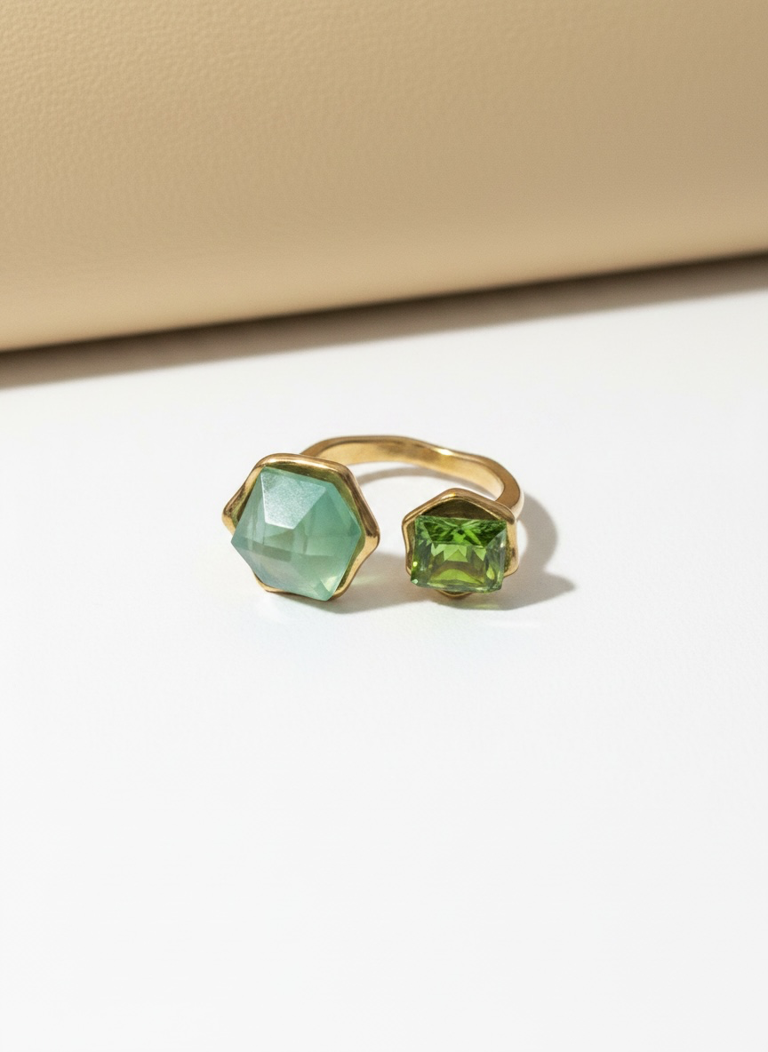 Anello Double Square