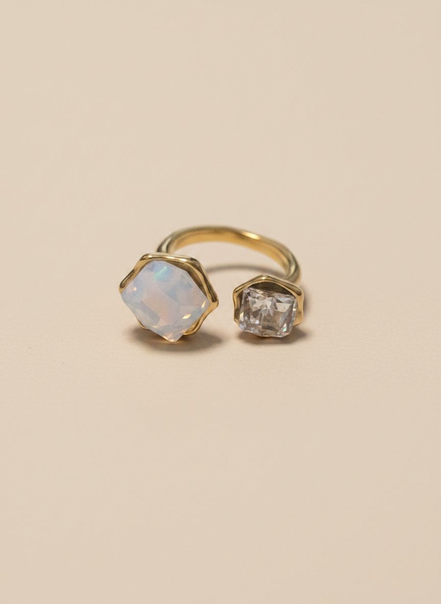 Anello Double Square