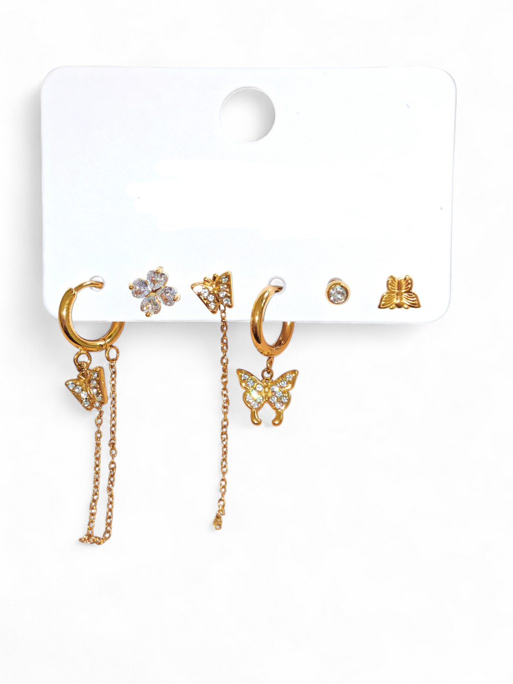 Set Orecchini Butterfly