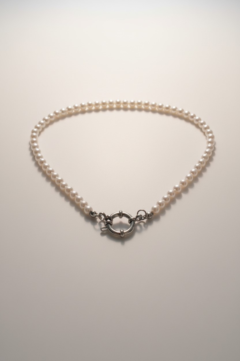 Collana Slim Pearl