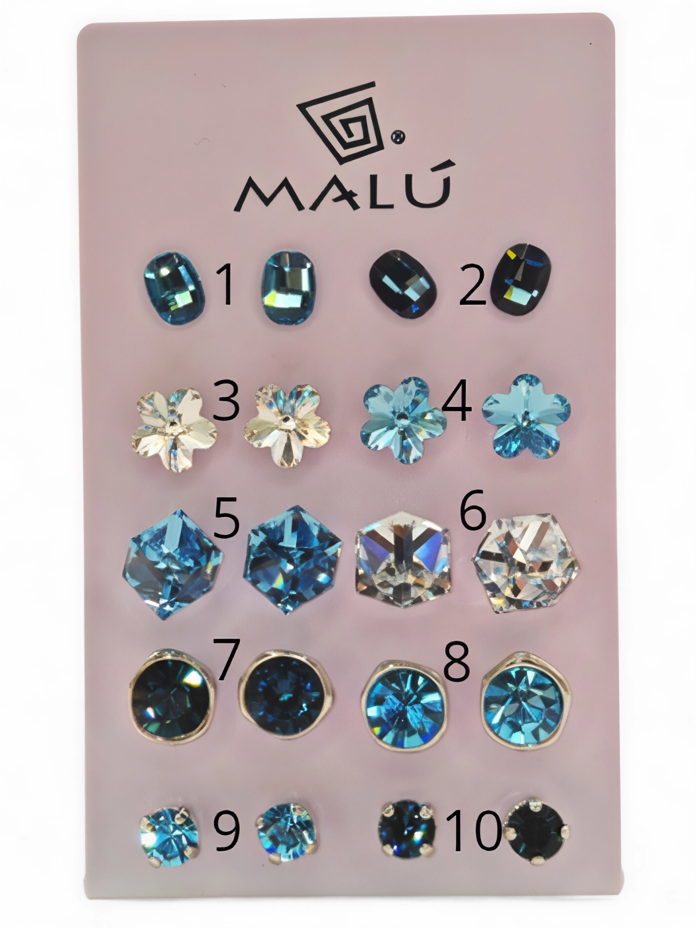 Orecchini Blu Flower