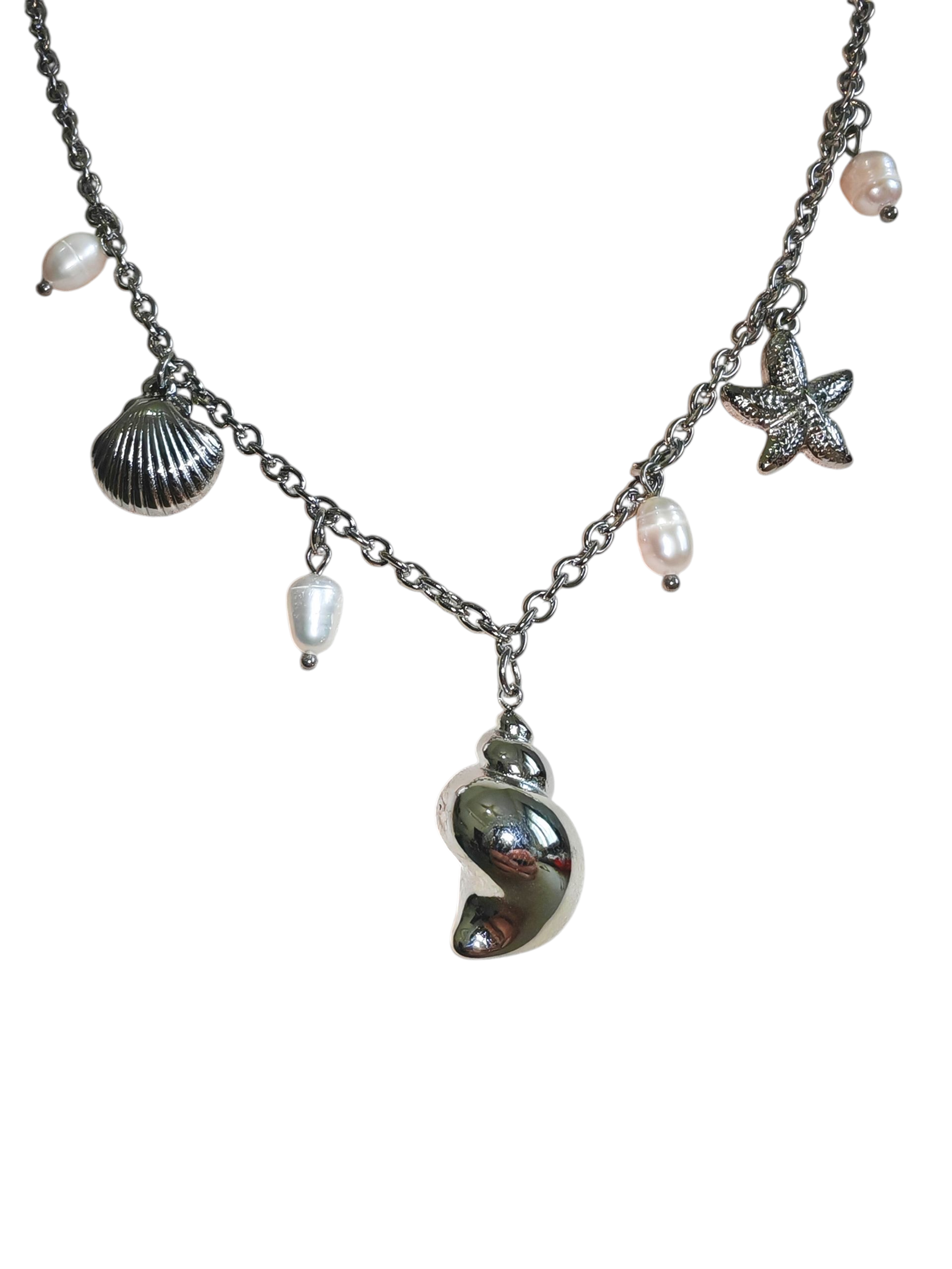 Collana Silver Shell