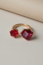 Anello Double Square