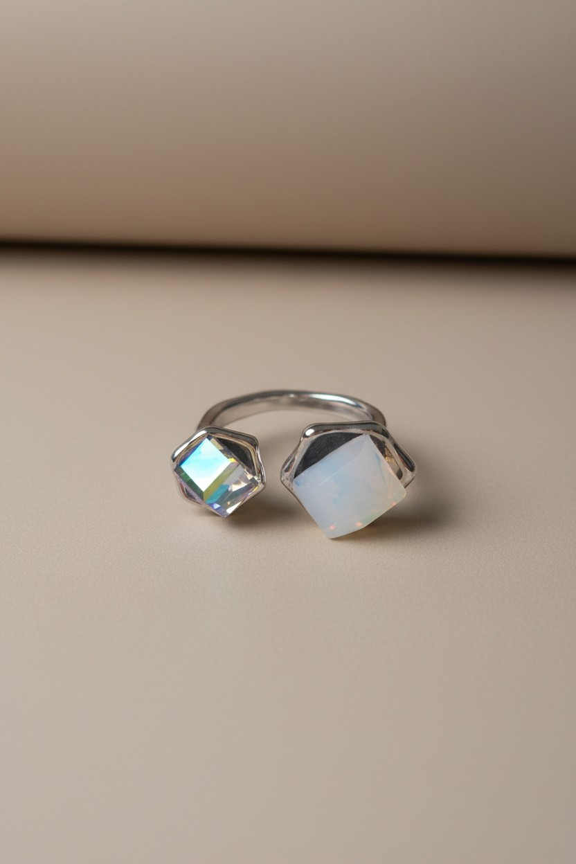 Anello Double Square